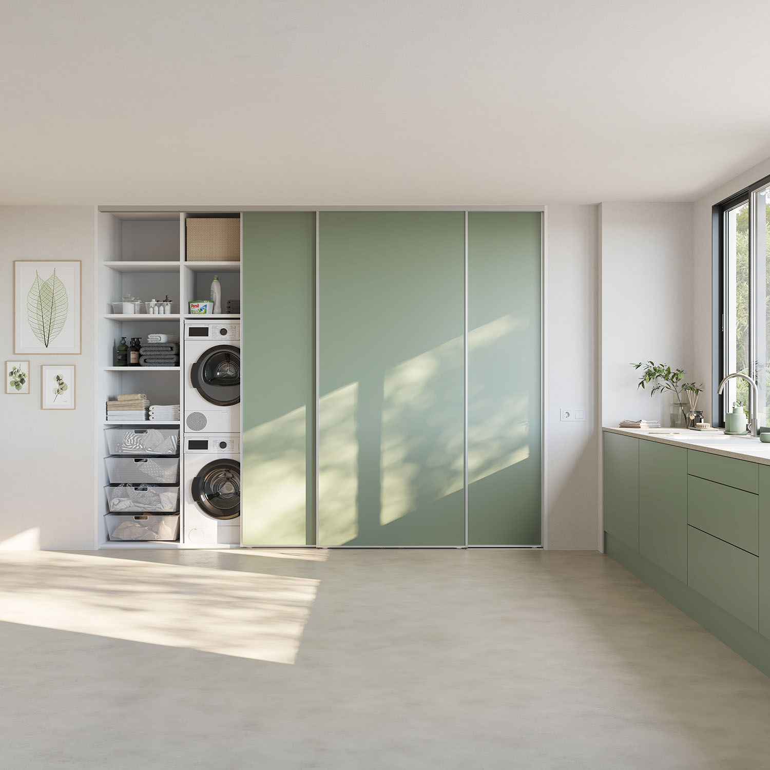 Designa garderobe med skyvedører