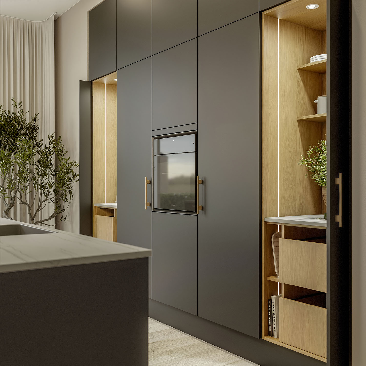 Color by Designa - mocca og natur