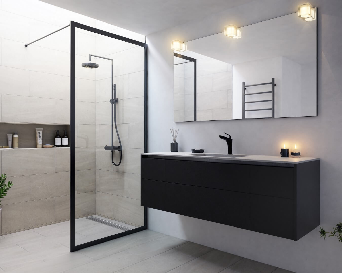 Silk by DESIGNA - Axis - Ultra matt svart