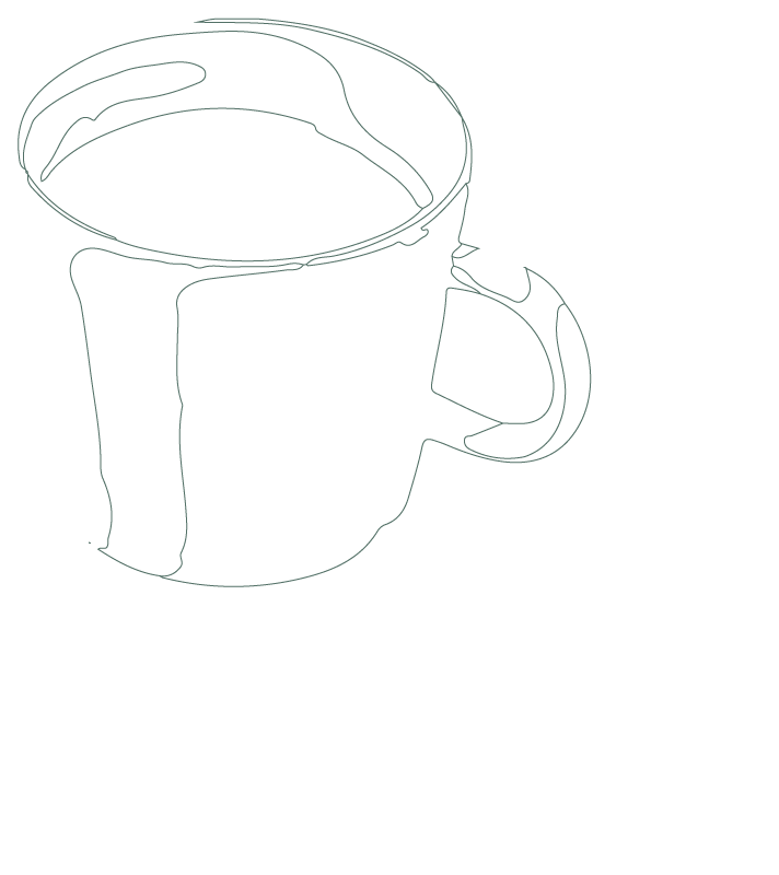 grafik af kaffekop
