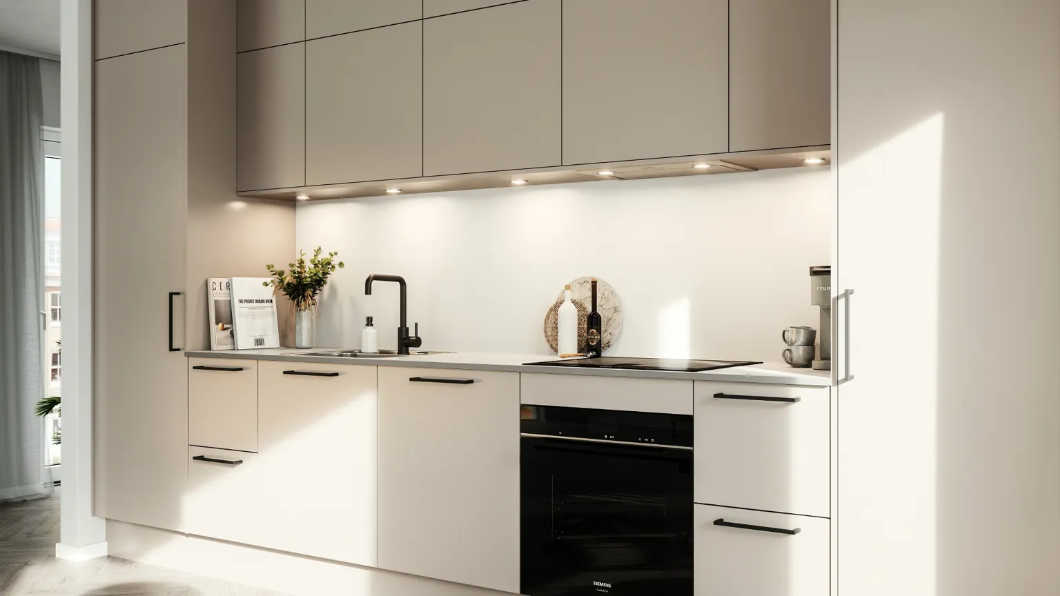 Modern by Designa kjøkken i beige