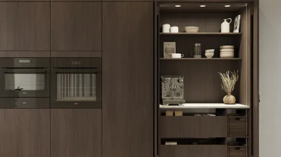 Modern by Designa mørk eik kjøkken