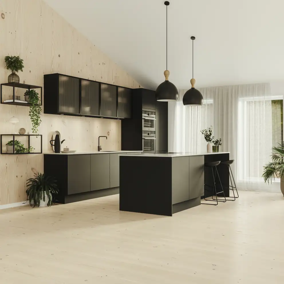 Silk by Designa kjøkken svart